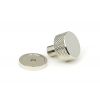 Polished Nickel Brompton Cabinet Knob - 25mm (Plain)