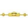 Espagnolette Bolt - Oval Knob Set - Polished Brass