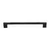 Black Iron Rustic Cabinet Pull Bauhaus Design 457mm