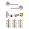 Jigtech Eden Passage Door Pack Polished Chrome - JTB71015