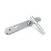 Polished Chrome Art Deco Slimline Lever Espag. Lock Set