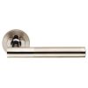 Steelworx Swl Philadelphia Lever On Rose  - Bright/Satin Stainless Steel