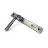 Pewter Hammered Newbury Slimline Espag. Lock Set