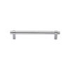 Heritage Brass Cabinet Pull Industrial Design 128mm CTC Polished Chrome Finish