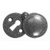 Round Covered Escutcheon - Forged Steel