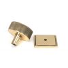 Polished Bronze Brompton Cabinet Knob - 38mm (Square)