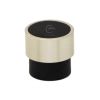 Wooden Cabinet Knob Radio Design 26mm Black Ash Finish