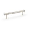 Alexander & Wilks - Crispin Reeded T-bar Cupboard Pull Handle - Polished Nickel - 128mm