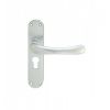 Ibra Lever On Euro Lock Backplate - Satin Chrome