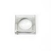 Polished Chrome Round Euro Escutcheon (Square)