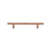 Heritage Brass Cabinet Pull Bar Design 128mm CTC Satin Rose Gold Finish