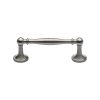 Heritage Brass Cabinet Pull Colonial Design 96mm CTC Satin Nickel Finish