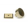 Aged Brass Judd Cabinet Knob - 38mm (Square)