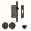 SLD Lock C/W RD Privacy Turns Black Matt