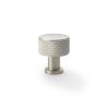 Alexander & Wilks -  Lucia Knurled Cupboard Knob - Satin Nickel - 29mm