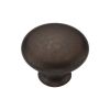 Classic Round Knob 035mm Matt Bronze finish