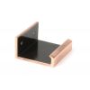 Polished Bronze 50mm Plain Edge Pull