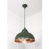 Hammered Copper Harborne Pendant in Heath