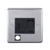 Eurolite Stainless Steel Switched Fuse Spur Polished Stainless Steel