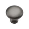 Heritage Brass Cabinet Knob Victorian Round Design 32mm Matt Bronze finish