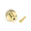 Polished Brass Brompton Cabinet Knob - 25mm (No rose)