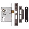 Euro Sash Lock 3" Matt Bronze Finish