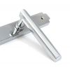 Polished Chrome Art Deco Slimline Lever Espag. Lock Set