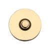 Heritage Brass Round Bell Push Polished Brass finish