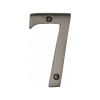 Heritage Brass Numeral 7 Face Fix 76mm (3") Matt Bronze finish