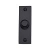 Heritage Brass Rectangular Bell Push Matt Black finish