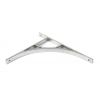 Satin Chrome Tyne Shelf Bracket (314mm x 250mm)