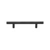 Heritage Brass Cabinet Pull Bar Design 101mm CTC Matt Black Finish