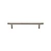 Heritage Brass Cabinet Pull Contour Design 128mm CTC Satin Nickel finish