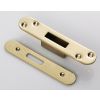 Forend Strike & Fixing Pack To Suit Bs8621 Cylinder Deadlock-Pvd-Radius Forend - PVD