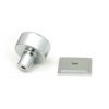 Satin Chrome Kelso Cabinet Knob - 25mm (Square)