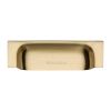 Heritage Brass Drawer Pull Military Design 152mm CTC Satin Brass Finish