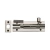 Heritage Brass Door Bolt Necked 4" x 1.25" Polished Nickel finish