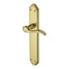 Heritage Brass Door Handle Lever Latch Verona Design Polished Brass finish