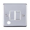 Eurolite Enhance Decorative Switched Fuse Spur With Flex Outlet Polished Chrome