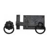 The Tudor Collection Gate Latch Black Iron