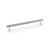 Alexander & Wilks - Crispin Reeded T-bar Cupboard Pull Handle - Polished Nickel - 224mm