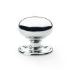 Alexander & Wilks - Kershaw Door Knob - Polished Chrome - Knob 51mm