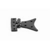 Black 2" Half Butterfly Hinge (pair)