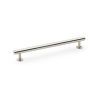 Alexander & Wilks - Round T-Bar Cabinet Pull Handle - Satin Nickel- 192mm