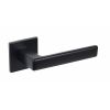 Tupai Rapido 5S Line Portel Lever Door Handle on 5mm Slimline Square Rose - Pearl Black