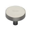 Heritage Brass Cabinet Knob Disc Design 38mm Satin Nickel finish