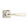 Polished Nickel Newbury Lever on Rose Set (Square)