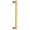 Heritage Brass Door Pull Handle Deco Design 305mm Satin Brass Finish