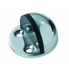 Floor Mounted Door Stop - Shielded (Small) - Bright Stainless Steel