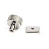 Polished SS (304) Brompton Cabinet Knob - 25mm (Square)